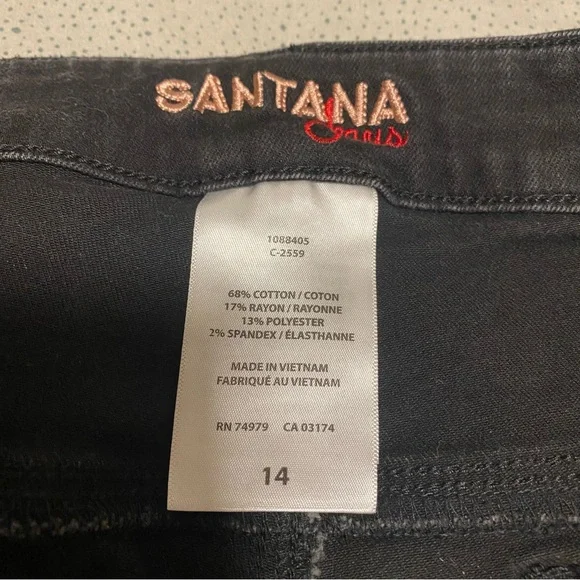 Straight Leg Black Denim Jeans - Picture 3 of 8